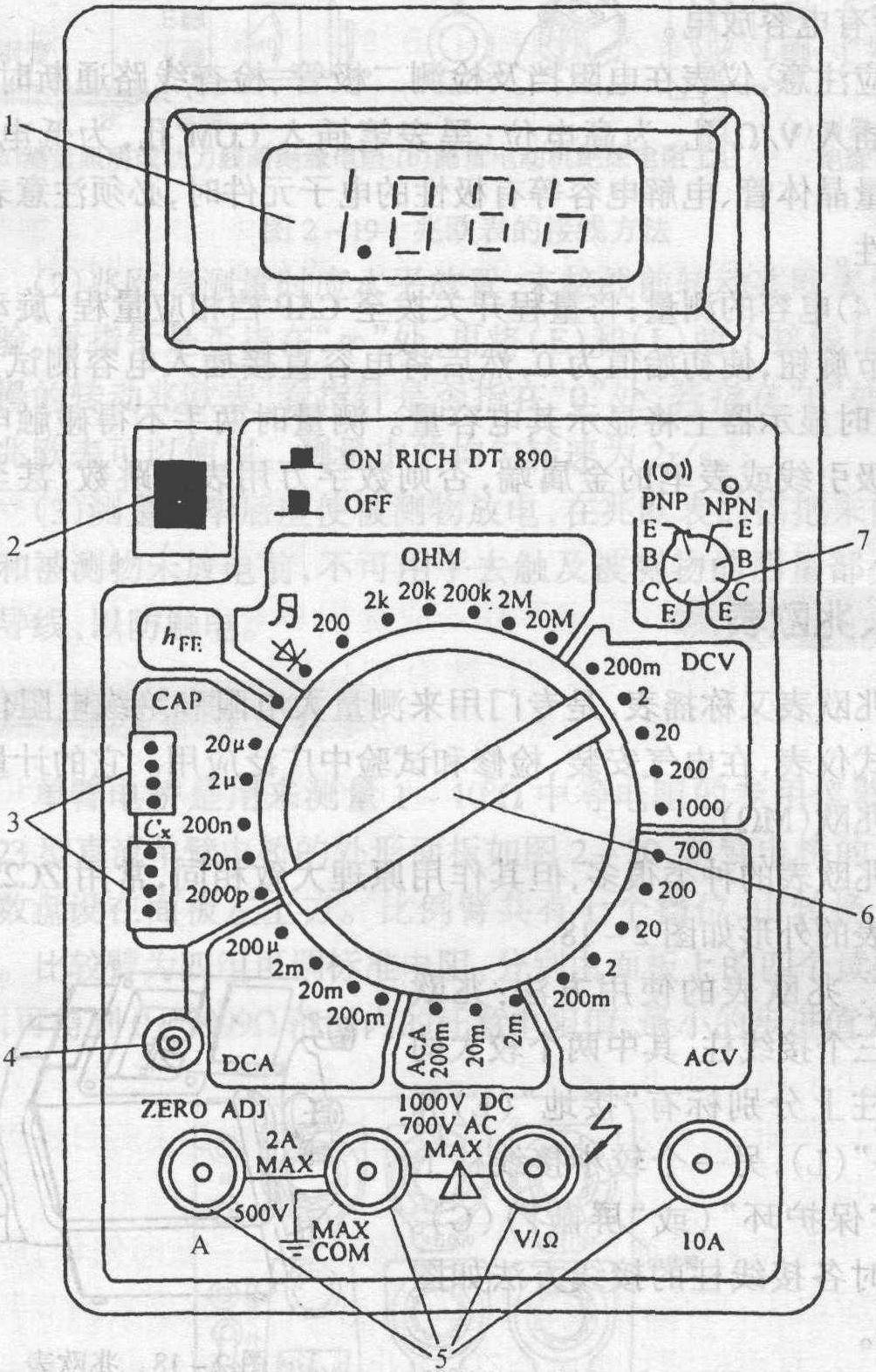 二、數(shù)字萬用表